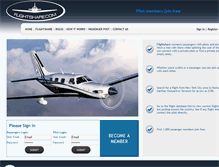Tablet Screenshot of flightshare.com